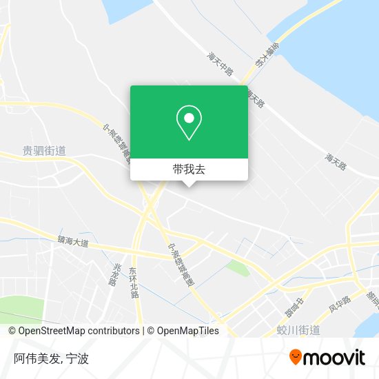 阿伟美发地图