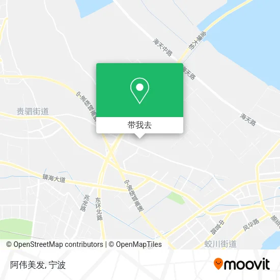 阿伟美发地图