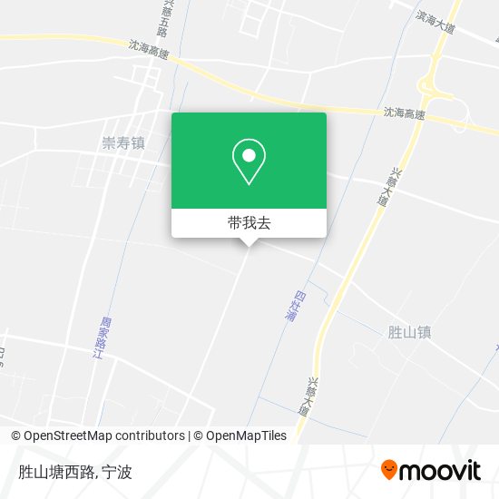 胜山塘西路地图