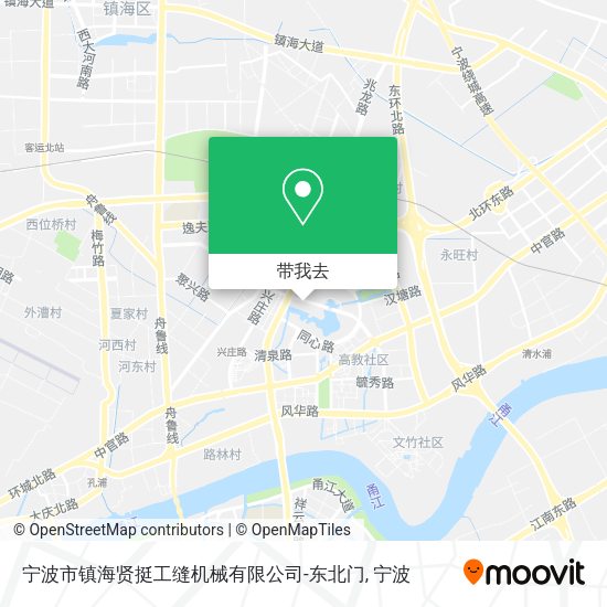 宁波市镇海贤挺工缝机械有限公司-东北门地图