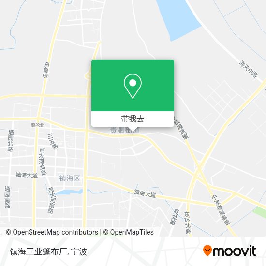 镇海工业篷布厂地图