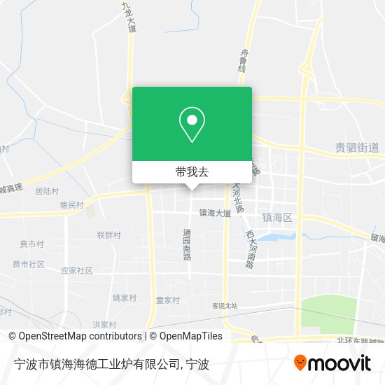 宁波市镇海海德工业炉有限公司地图