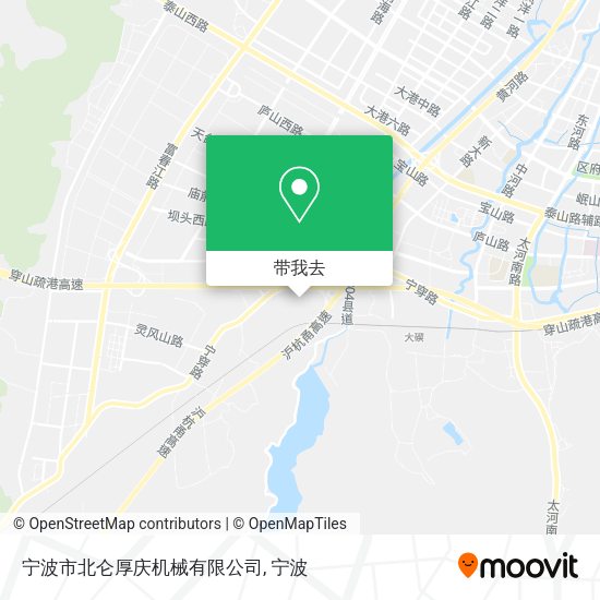 宁波市北仑厚庆机械有限公司地图