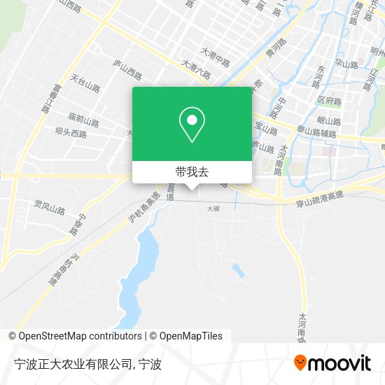宁波正大农业有限公司地图