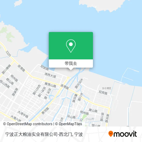 宁波正大粮油实业有限公司-西北门地图