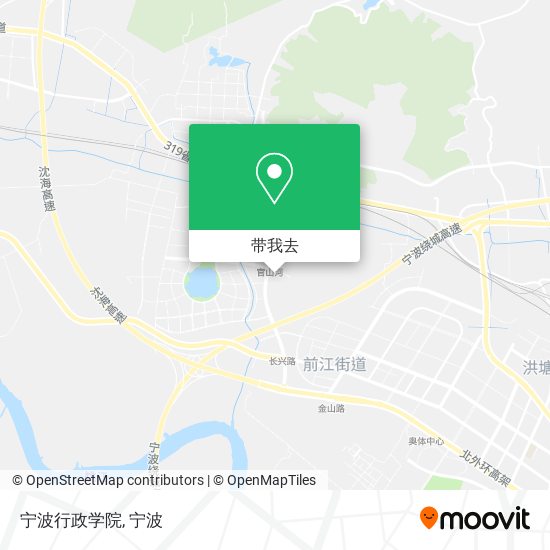 宁波行政学院地图