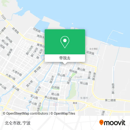 北仑市政地图
