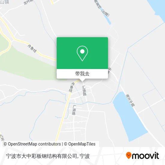 宁波市大中彩板钢结构有限公司地图