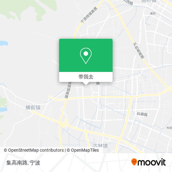 集高南路地图