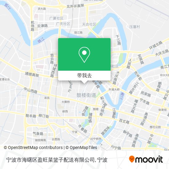 宁波市海曙区盈旺菜篮子配送有限公司地图