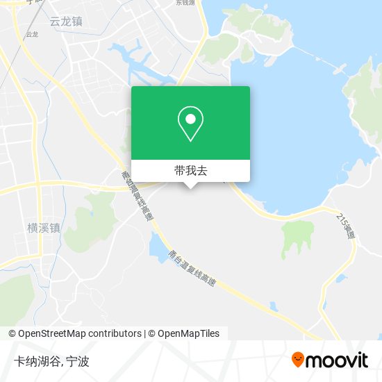 卡纳湖谷地图