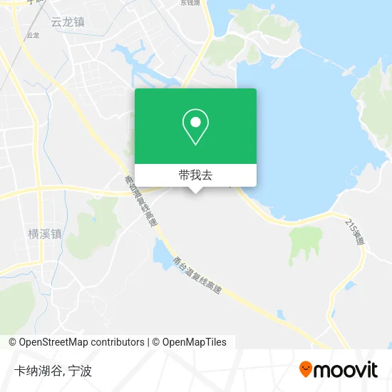 卡纳湖谷地图
