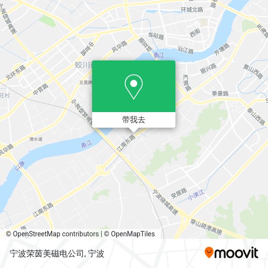 宁波荣茵美磁电公司地图