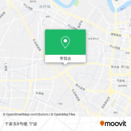 干家东8号楼地图