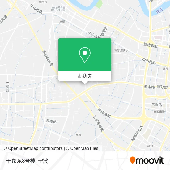 干家东8号楼地图