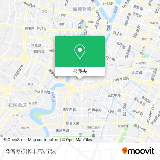 华音琴行(长丰店)地图