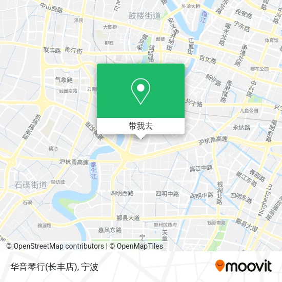 华音琴行(长丰店)地图