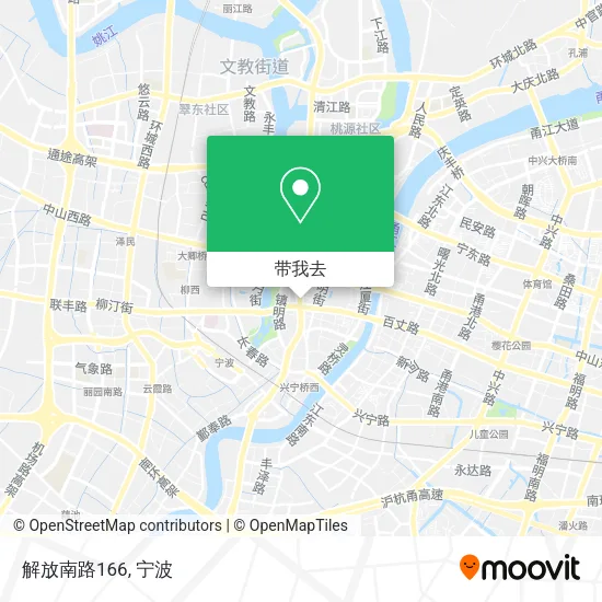解放南路166地图