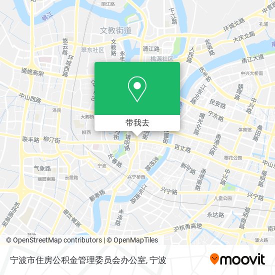 宁波市住房公积金管理委员会办公室地图