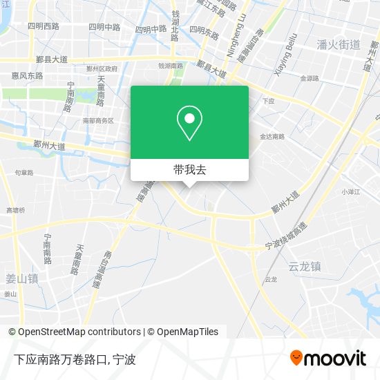 下应南路万卷路口地图