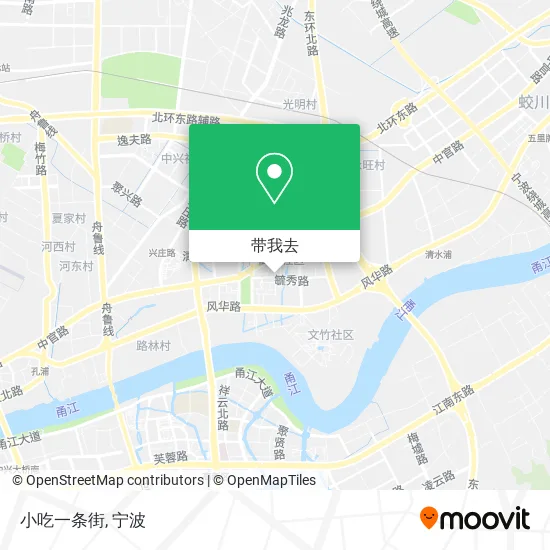 小吃一条街地图