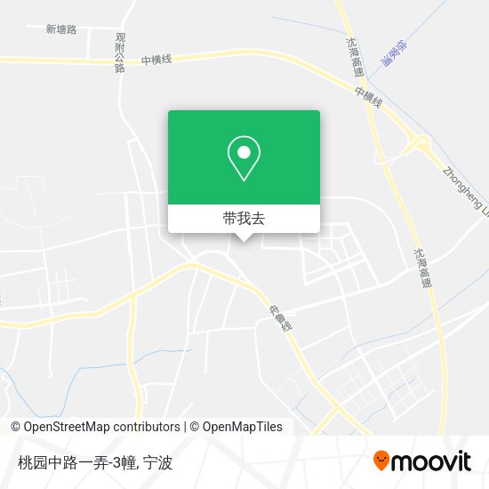桃园中路一弄-3幢地图