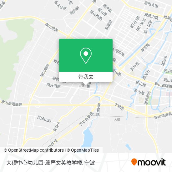 大碶中心幼儿园-殷严文英教学楼地图