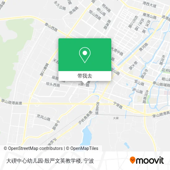 大碶中心幼儿园-殷严文英教学楼地图
