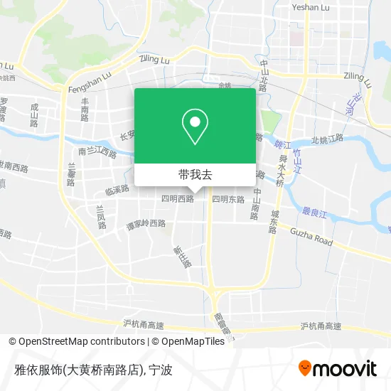 雅依服饰(大黄桥南路店)地图