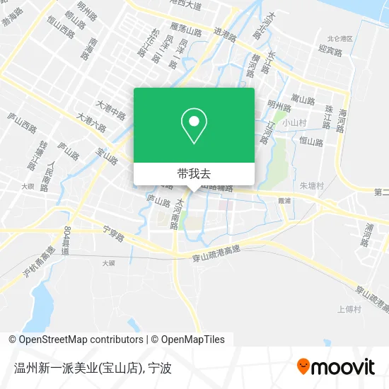 温州新一派美业(宝山店)地图