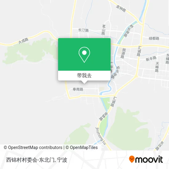 西锦村村委会-东北门地图