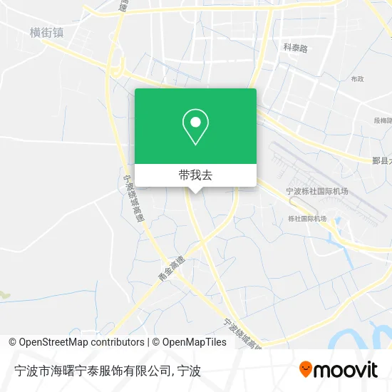 宁波市海曙宁泰服饰有限公司地图
