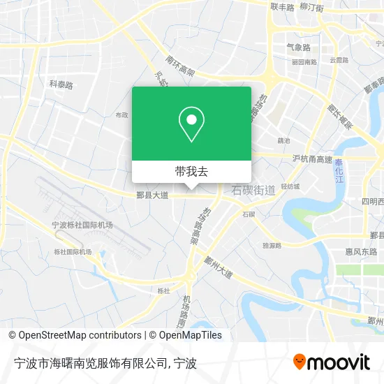 宁波市海曙南览服饰有限公司地图