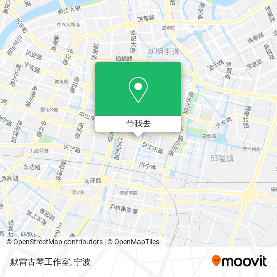 默雷古琴工作室地图