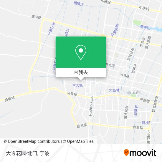 大通花园-北门地图