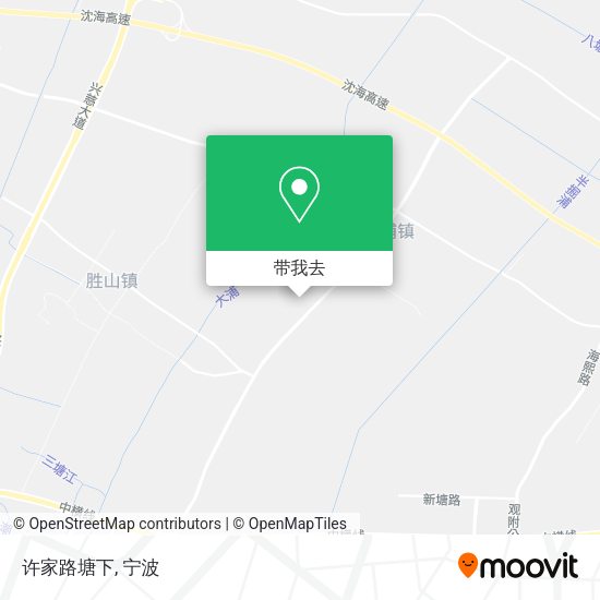许家路塘下地图