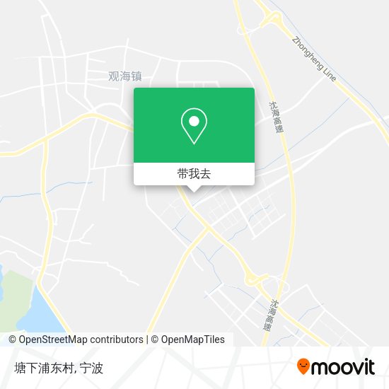 塘下浦东村地图