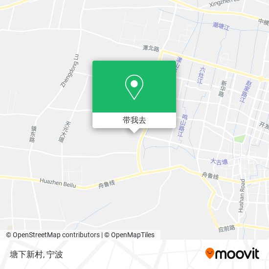 塘下新村地图
