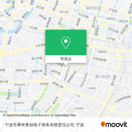 宁波市摩米青创电子商务有限责任公司地图