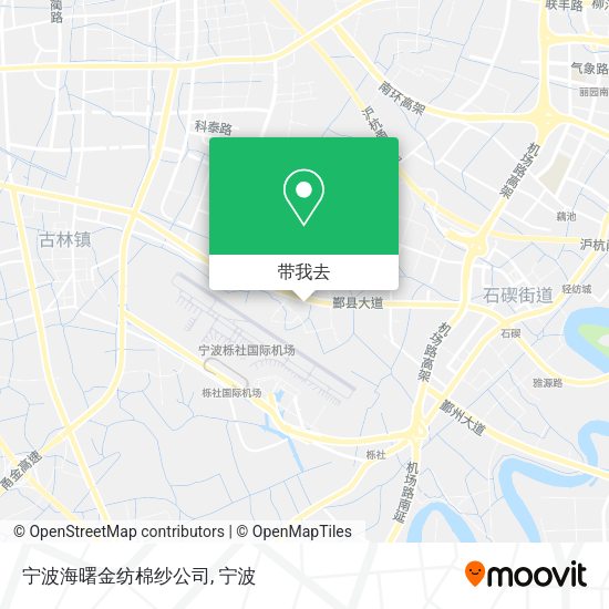 宁波海曙金纺棉纱公司地图