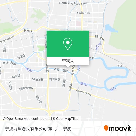 宁波万里卷尺有限公司-东北门地图