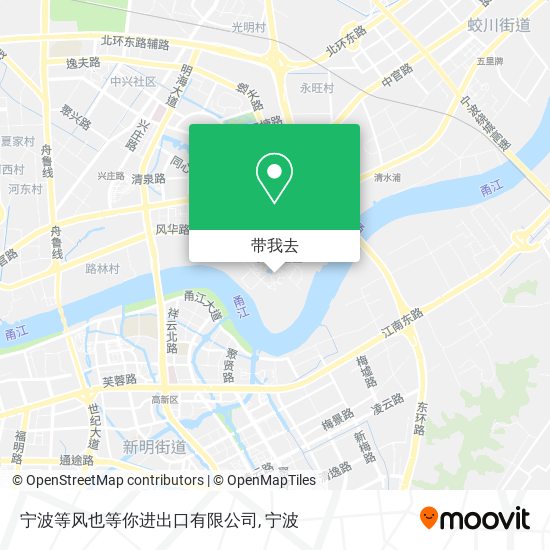 宁波等风也等你进出口有限公司地图