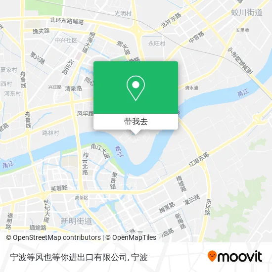 宁波等风也等你进出口有限公司地图