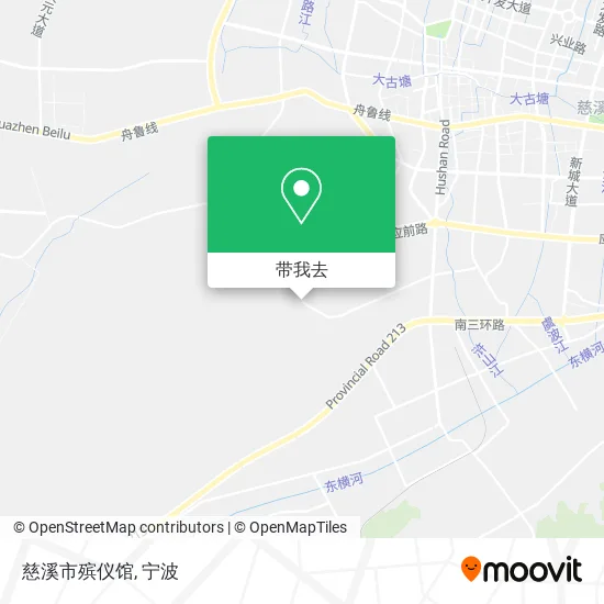 慈溪市殡仪馆地图