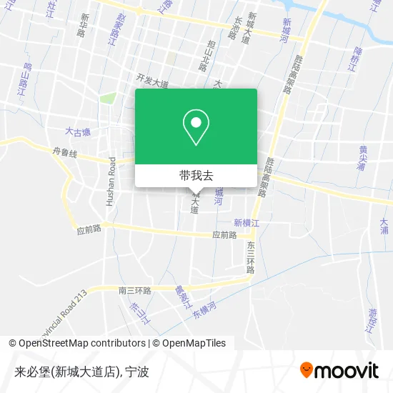 来必堡(新城大道店)地图
