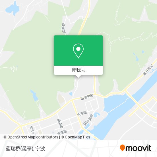 蓝瑞桥(昆亭)地图