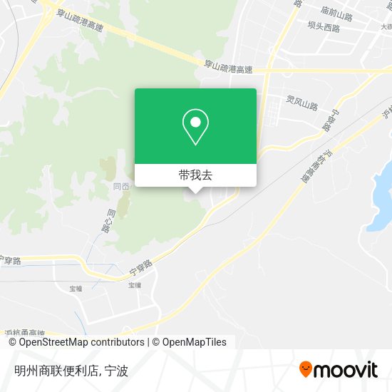 明州商联便利店地图