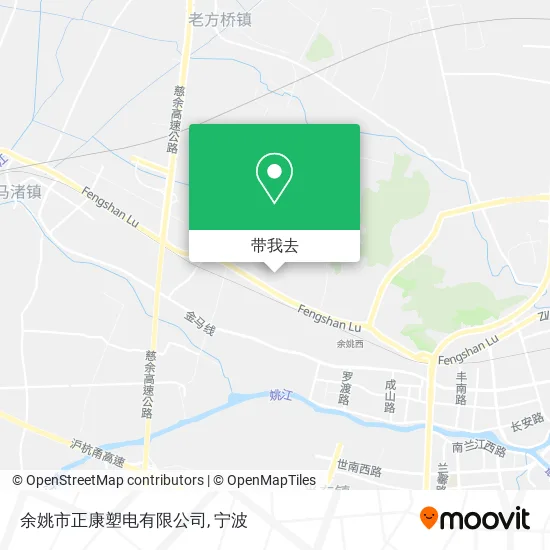 余姚市正康塑电有限公司地图