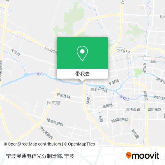 宁波展通电信光分制造部地图