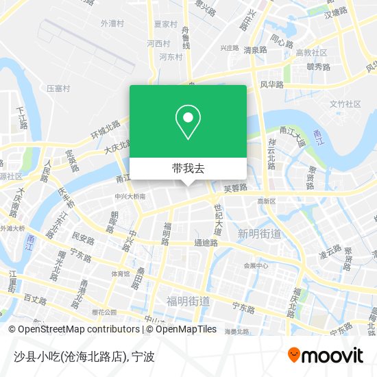 沙县小吃(沧海北路店)地图